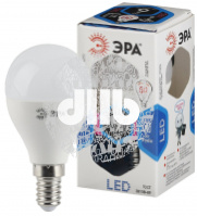 Лампа светодиодная Эра LED P45-9W-840-E14 (диод, шар, 9Вт, нейтр, E14)