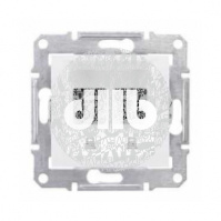 Sedna Розетка компьютерная RJ45х2 категория 5e в рамку белая