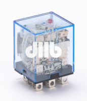 Промежуточное реле 3 конт. с инд. LED 10А 12В AC ПР-102 DEKraft
