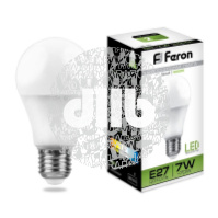 Лампа светодиодная LED 7вт Е27 белая