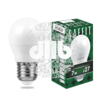 Лампа светодиодная LED 7вт Е27 дневной матовый шар
