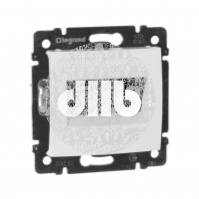 VALENA Розетка компьютерная RJ45х2 UTP белая