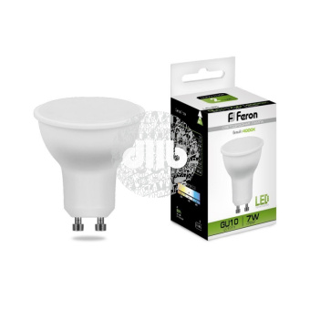 Лампа светодиодная LED 7вт 230в GU10 белая