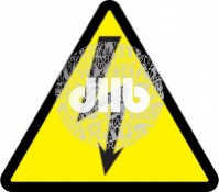 Знак безопасности Молния 25x25x25