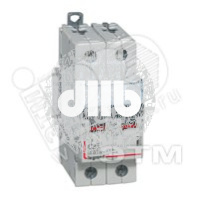 Выключатель автоматический двухполюсный 16А С DX3 6kA/10kA