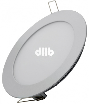 Светильник светодиодный ДВО-10Вт IP40 3000К серебро