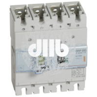 Выключатель автоматический четырехполюсный DPX3 250 100А 25кА
