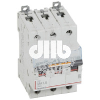 Выключатель автоматический трехполюсный 1.6А MA DX3 25кА