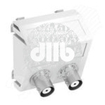 Мультимедийная рамка Audio-BNC Modul45 (серебристый)