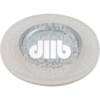 DLS-L104 GU5.3 CHROME/WHITE Светильник декоративный встраиваемый, серия Luciole.  Без лампы, цоколь 