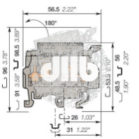 Клемма винтовая с держателем предохранителя M4/8SF4мм.кв