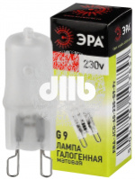 Лампа накаливания галогенная G9-JCD-60-230V-FR (галоген, капсула мат., 60Вт, нейтр, G9) ЭРА (100/100