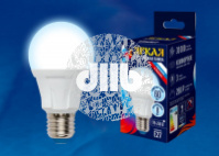 Лампа светодиодная LED 8вт 175-250В форма А 700Лм E27 6500К Uniel ЯРКАЯ