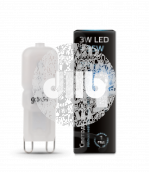 Лампа светодиодная LED 3вт 220в G9 белый капсульн ая пластик Gauss