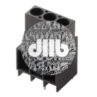 Клемма печатной платы LL 6.35/10/90V 5.0SN BK BX