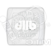 Розетка компьютерная RJ45 скрытая Маргарита белая