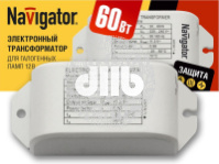 Трансформатор электронный 60w 12v с защитой