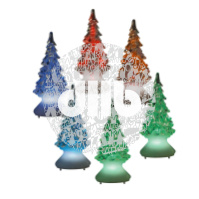 ULD-F620 RGB XMAS TREE SET12 Фигурка светодиодная на батарейках «Ёлочка» в составе набора из 12 шт. 