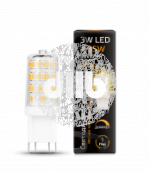 Лампа светодиодная LED 3вт 220в G9 теплый капсульная диммируемая Gauss