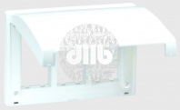 Connect Рамка на 2 S-модуля с крышкой к монтажной коробке SBM250, Сима Про, белый