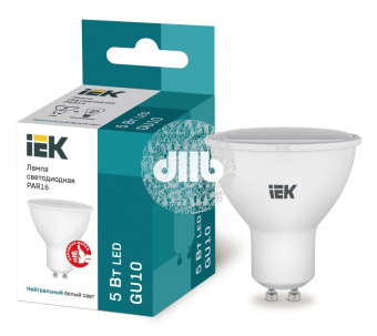 Лампа светодиодная LED 5вт 230в GU10 белый ECO