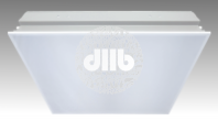Светильник светодиодный ДВО-34Вт LED 3500Лм 4000К opal-sand белый IP20 Грильято Operlux