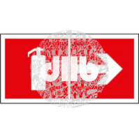 Пластина Указатель движения к огнетушителю направо PP-40205.F33