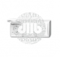 OCEAN Розетка с крышкой защитные шторки IP44 белыйSCHUKO
