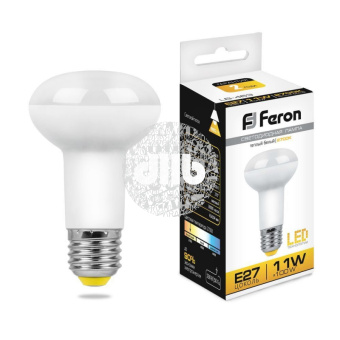 Лампа светодиодная LED зеркальная 11вт Е27 R63 теплый