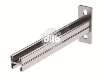 Консоль двойная, 41х21 мм, осн. 300, INOX 304