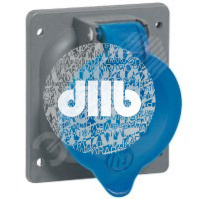 Розетка встраиваемая IP44 3К+H+З 230v 32А Hypra