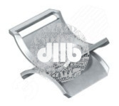 Пластина для U-образной скобы 22-28mm горячий цинк