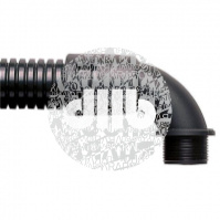 Фитинг Adaptalok AL, 90°, нейлон, черный, резьба PG16, ?16, AL16/PG16/C90/006510, 10 шт.