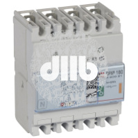 Выключатель автоматический четырехполюсный DPX3 160 25А 25кА