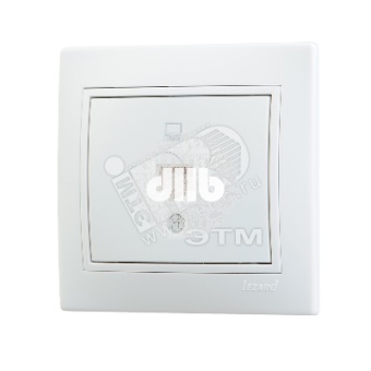 MIRA Розетка компьютерная RJ45 х 1 белая