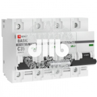 Автоматический выключатель 4P  35А (C) 10kA ВА 47-100 EKF Basic