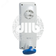 ПАНЕЛЬНАЯ РОЗЕТКА UNIKA Б/ЗАЩ 63A 3PNE 200-250 IP65