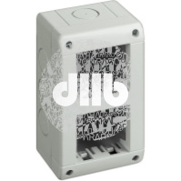 Корпус защищенный IP40 2+2 модуля вертикальный