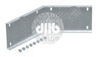 Угловой соединитель 45град., внешний 160x500 горячий цинк
