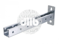 Консоль одиночная, 41х41 мм, осн.400, INOX 304