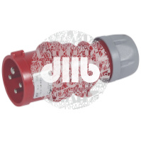 Вилка с переключателем фаз 16А 3К+З 380В IP44