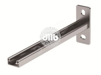 Консоль одиночная, 41х21 мм, осн.600, INOX 304
