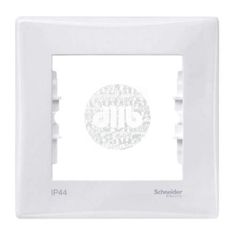 Sedna Рамка 1 пост белая IP44 new