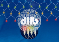 ULD-N4207-320/DTA MULTI IP20 Сетка светодиодная, 4,2х0,75 м, 320 led, разноцветная, с контроллером, 