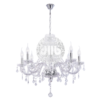 Люстра BENETTI Crystal Limpido хром, 8xE14, коллекция CRL-001