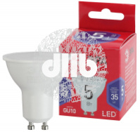 Лампа светодиодная LED MR16-5W-865-GU10 R  (диод, софит, 5Вт, хол, GU10) (10/100/2800) ЭРА