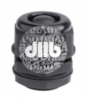 Кабельный ввод IP68 M25 с мембраной черный для    кабеля d.13-18mm