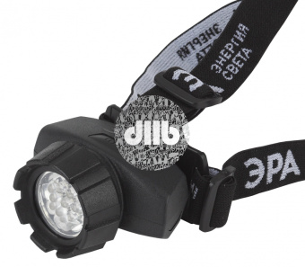 Фонарь GB-602 ЭРА налобный 7xLED, 3xAAA, 4 реж., черный