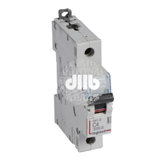 Выключатель автоматический однополюсный 4А C DX3-E 6кА