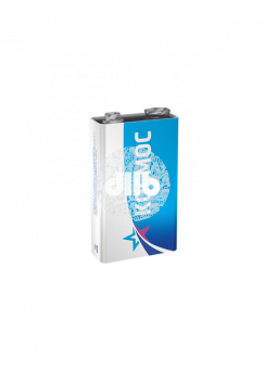 Элемент питания 6F22 (крона) 9V Zinc carbon 1S  Космос